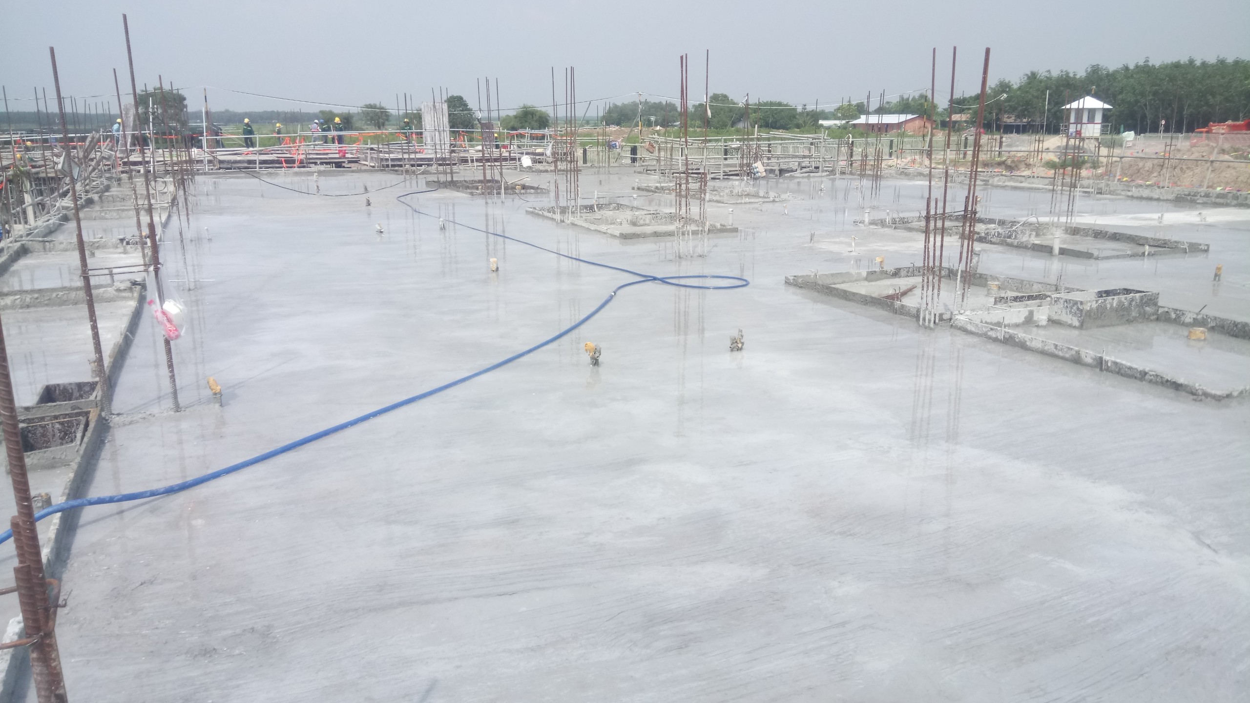 Dự án đangThi công kết cấu chuẩn bị vào giai đoạn hoàn thiện - CT Brotex Tây Ninh 31/10/2017